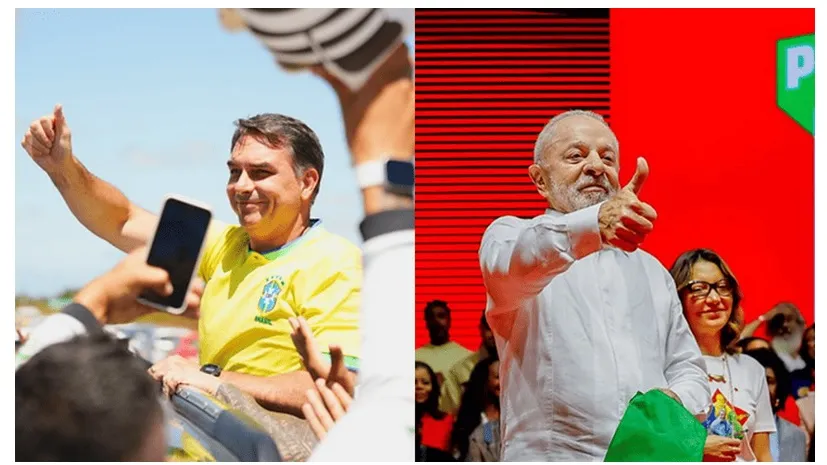 Flávio abre seis pontos de vantagem contra Lula em votos válidos para 2º turno